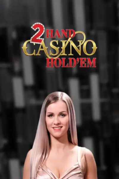 2 Hand Casino Hold'em — live blackjack van Evolution — speel bij Trixino