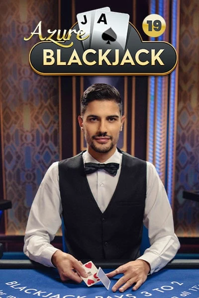Azure Blackjack 19 — live blackjack van Pragmatic Play — speel bij Trixino