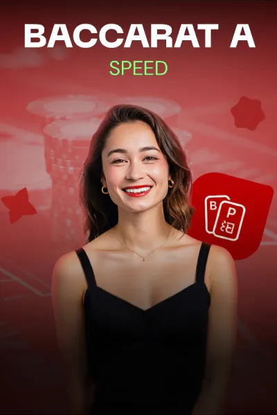 Baccarat A Speed — live baccarat van Bombay Live — speel bij Trixino