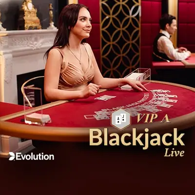 Blackjack VIP A — live blackjack van Evolution — speel bij Trixino