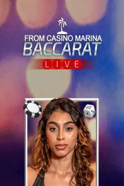 From Casino Marina Baccarat — live baccarat van Ezugi — speel bij Trixino