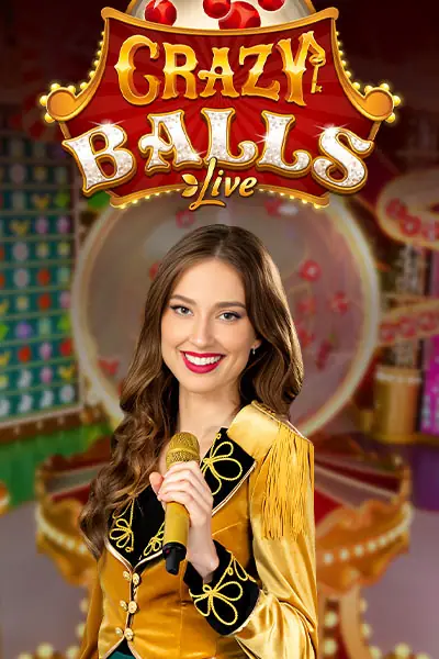 Crazy Balls — live game show van Evolution — speel bij Trixino