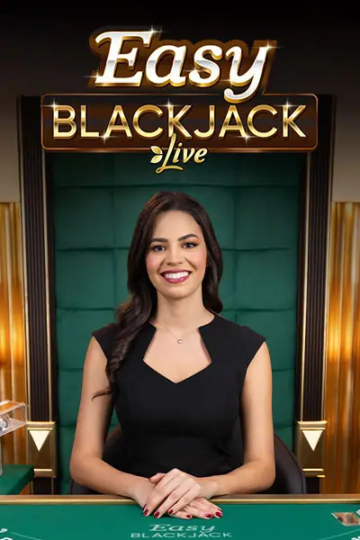 Easy Blackjack Live — live blackjack van Evolution — speel bij Trixino