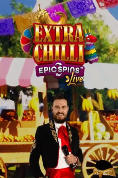 Extra Chilli Epic Spins — live game show van Evolution — speel bij Trixino