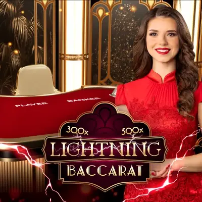 Lightning Baccarat van Evolution