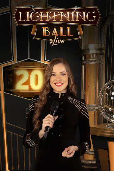 Lightning Ball — live game show van Evolution — speel bij Trixino