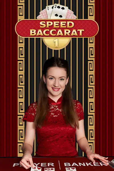 Speed Baccarat 1 — live baccarat van Pragmatic Play — speel bij Trixino