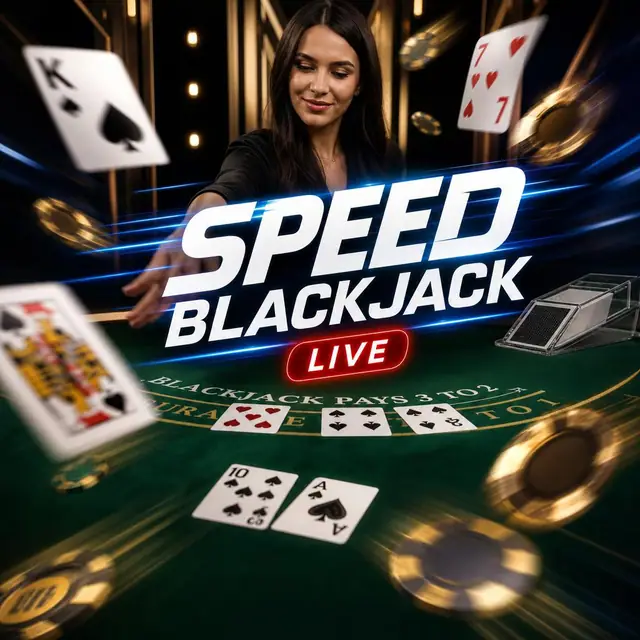 Speed Blackjack — live blackjack van Evolution — speel bij Trixino