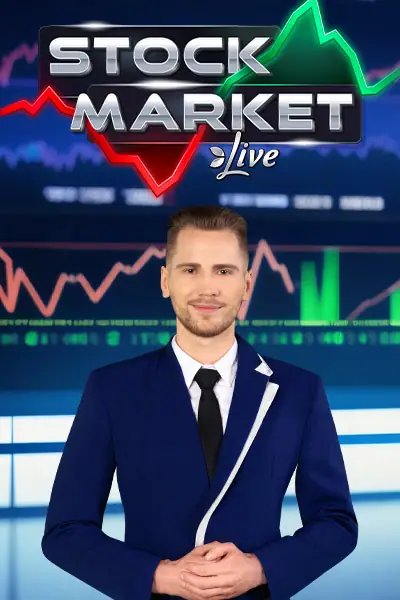Stock Market Live — live game show van Evolution — speel bij Trixino