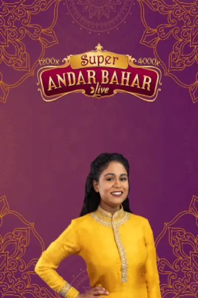 Super Andar Bahar — live game show van Ezugi — speel bij Trixino