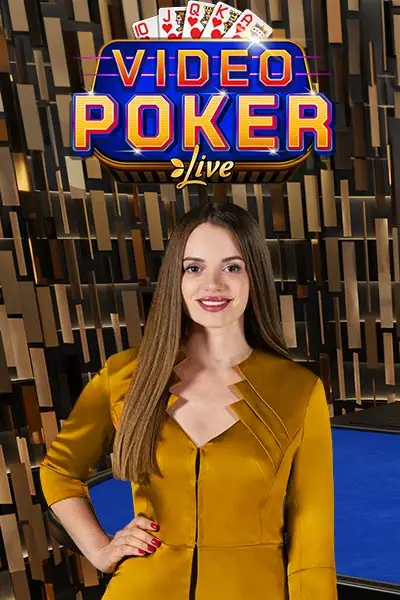 Video Poker Live — live game show van Evolution — speel bij Trixino